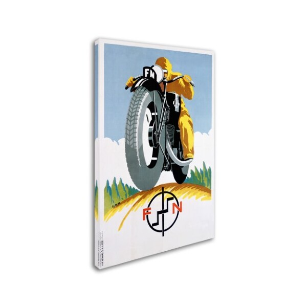 Lantern Press 'Racing 2' Canvas Art,12x19